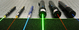 green blue yellow portable laser